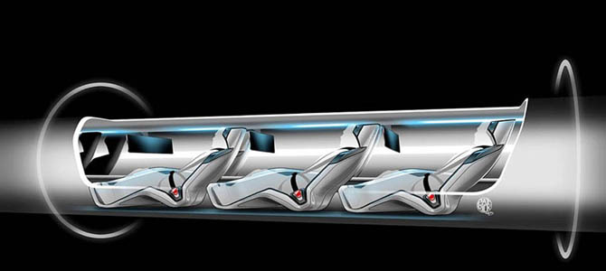 Hyperloop - picture courtesy designboom.com