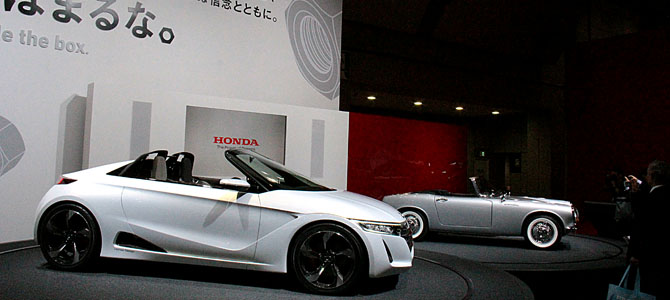 Honda S660 concept - Picture courtesy Bertel Schmitt