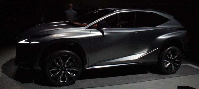 Lexus 2015 LF-NX-Picture courtesy Bertel Schmitt