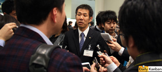 Toyota's superstar Satoshi Ogiso arrived by subway