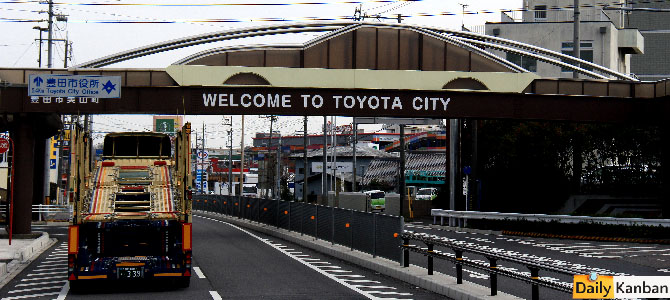Welcome to Toyota City - Picture courtesy Bertel Schmitt
