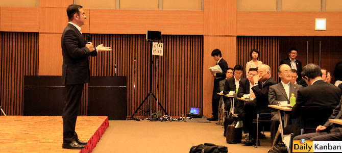 Carlos Ghosn  Japan Chamber of Commerce -29- Picture courtesy Bertel Schmitt